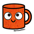 Ollie Orange Sticker