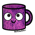 Piper Purple Sticker