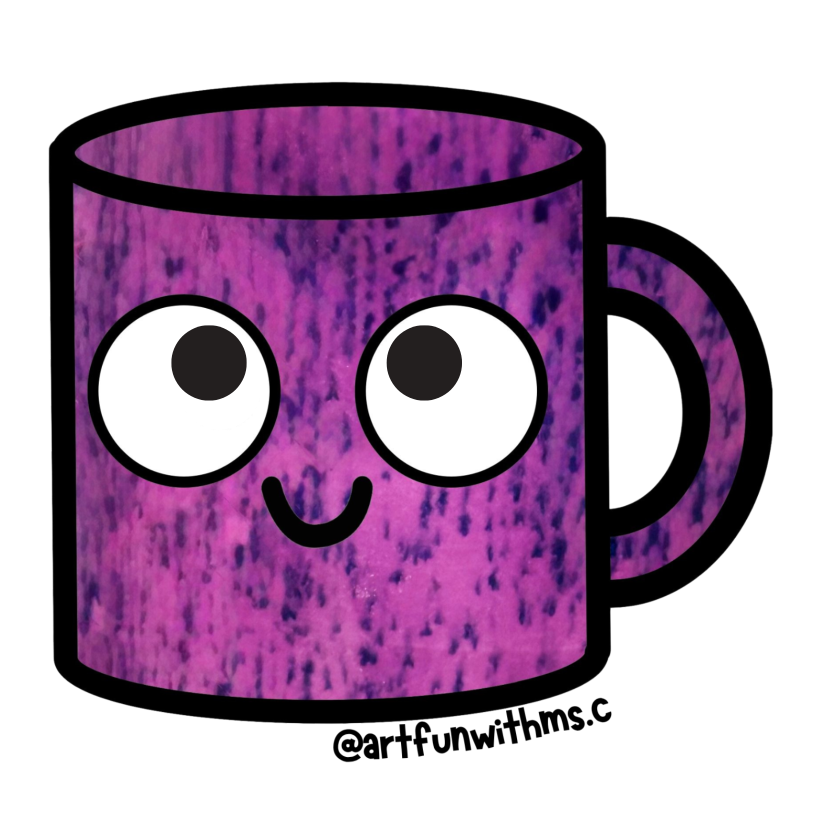 Piper Purple Sticker